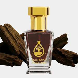 Pure Oud Natural Oil bottle with rich authentic agarwood fragrance by Oud Renad