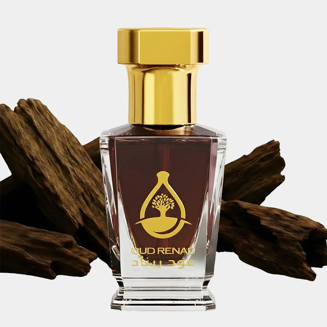 Pure Oud Natural Oil bottle with rich authentic agarwood fragrance by Oud Renad