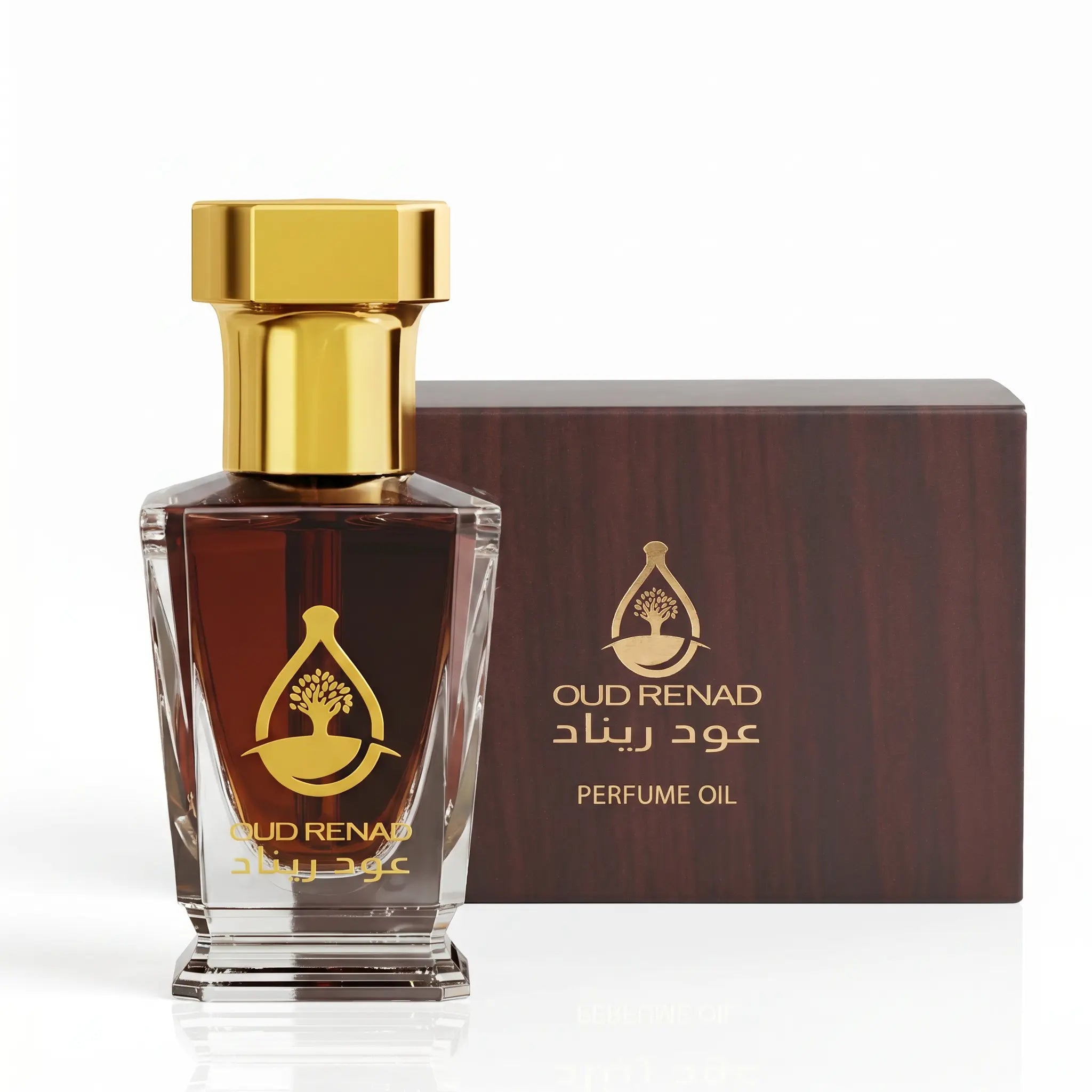 Pure Oud Natural Oil bottle with rich authentic agarwood fragrance by Oud Renad