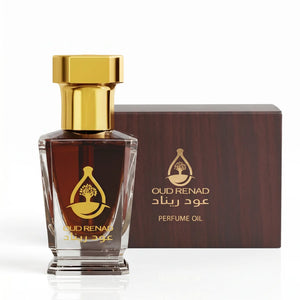Pure Oud Natural Oil bottle with rich authentic agarwood fragrance by Oud Renad